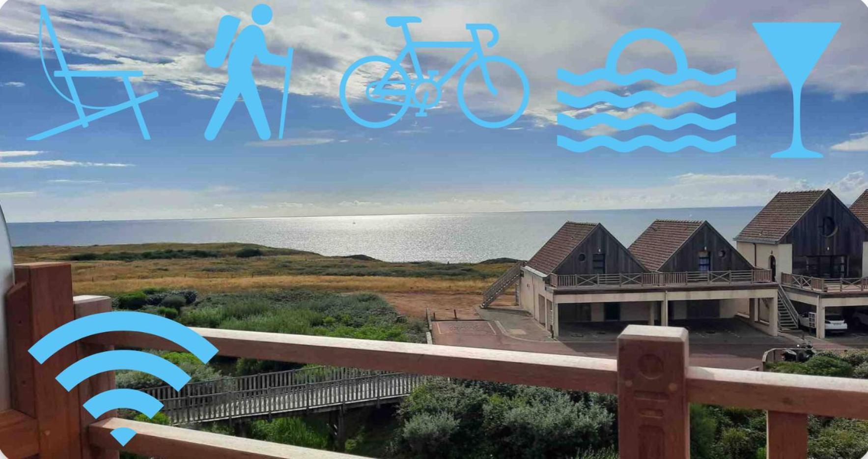Le 246 - Duplex Face A La Mer Pour 4 Personnes, Wifi, Tv Full Sat, Parking Wimereux Eksteriør billede
